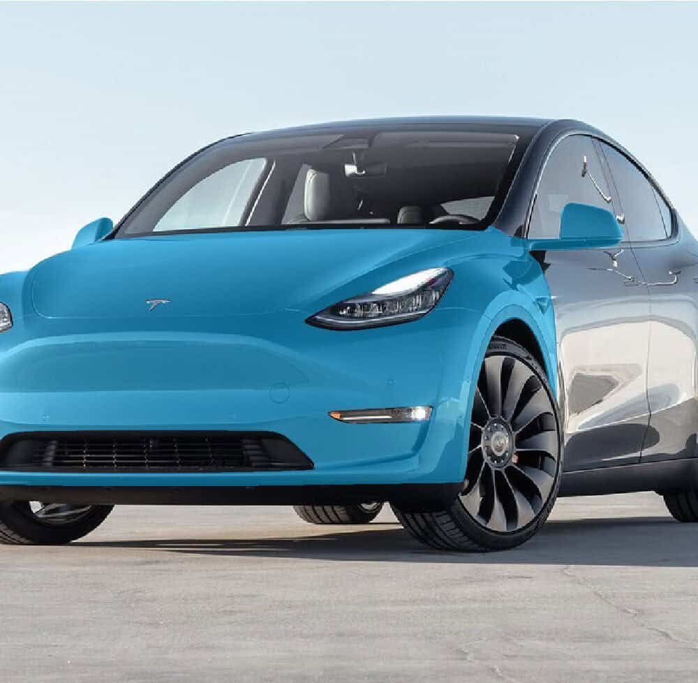 Tesla Model-Y with XPEL full wrap for enhanced protection and aesthetics.