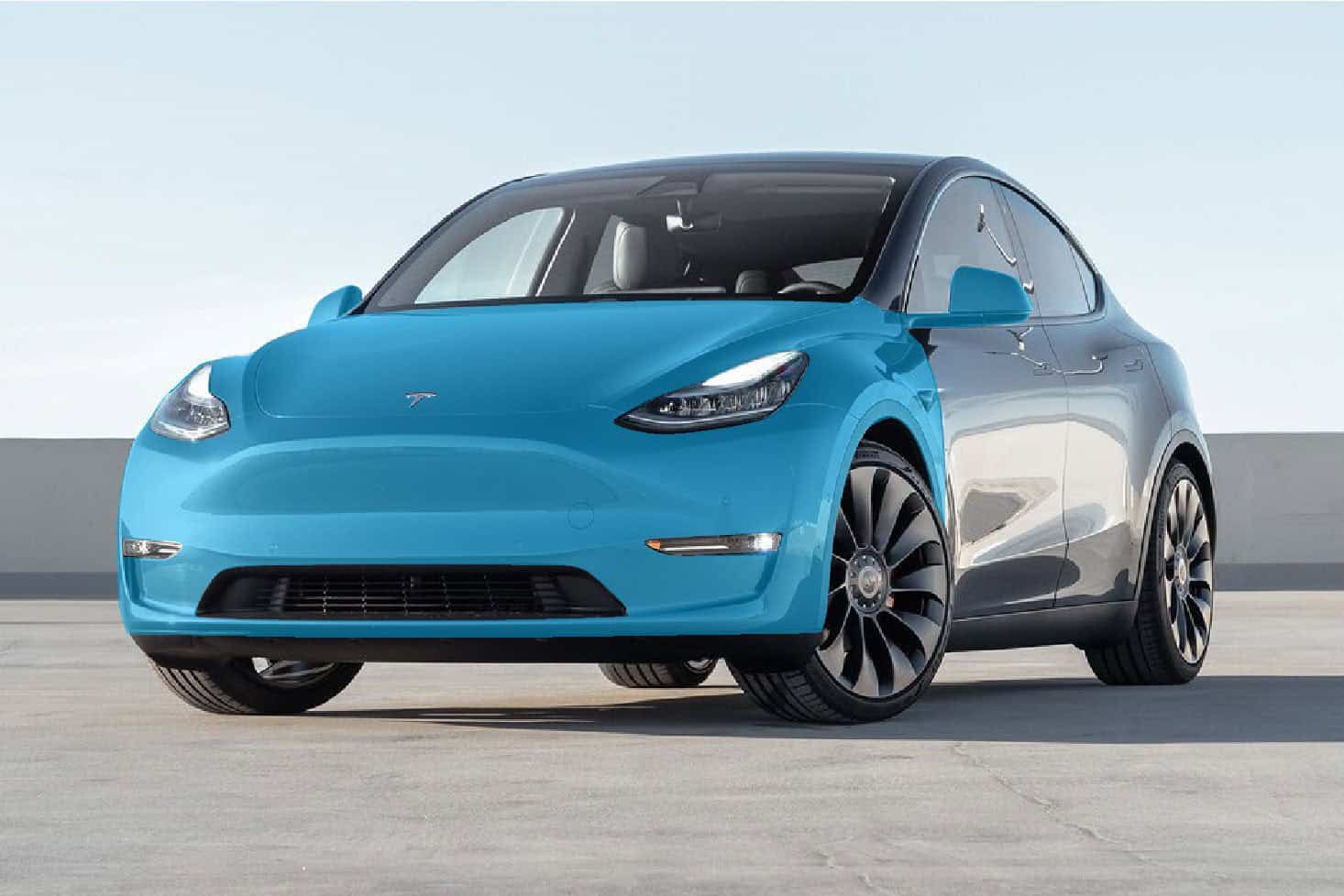 Tesla Model-Y with XPEL full wrap for enhanced protection and aesthetics.