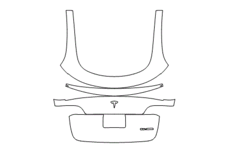Tesla Model-Y Trunk Lid Kit - Image 2