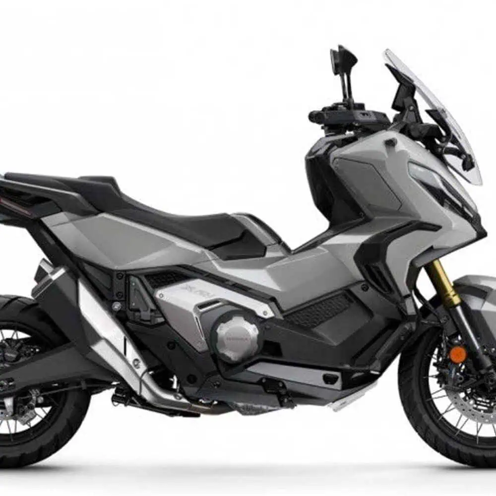 Honda X-ADV motorcycle with full paint protection film kit for enhanced durability.