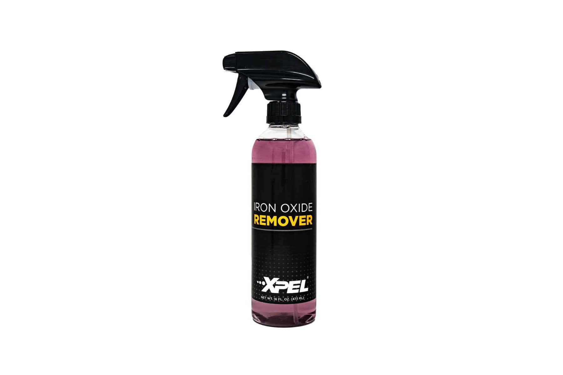 XPEL PPF installation detailing spray for vehicle protection and finishing.