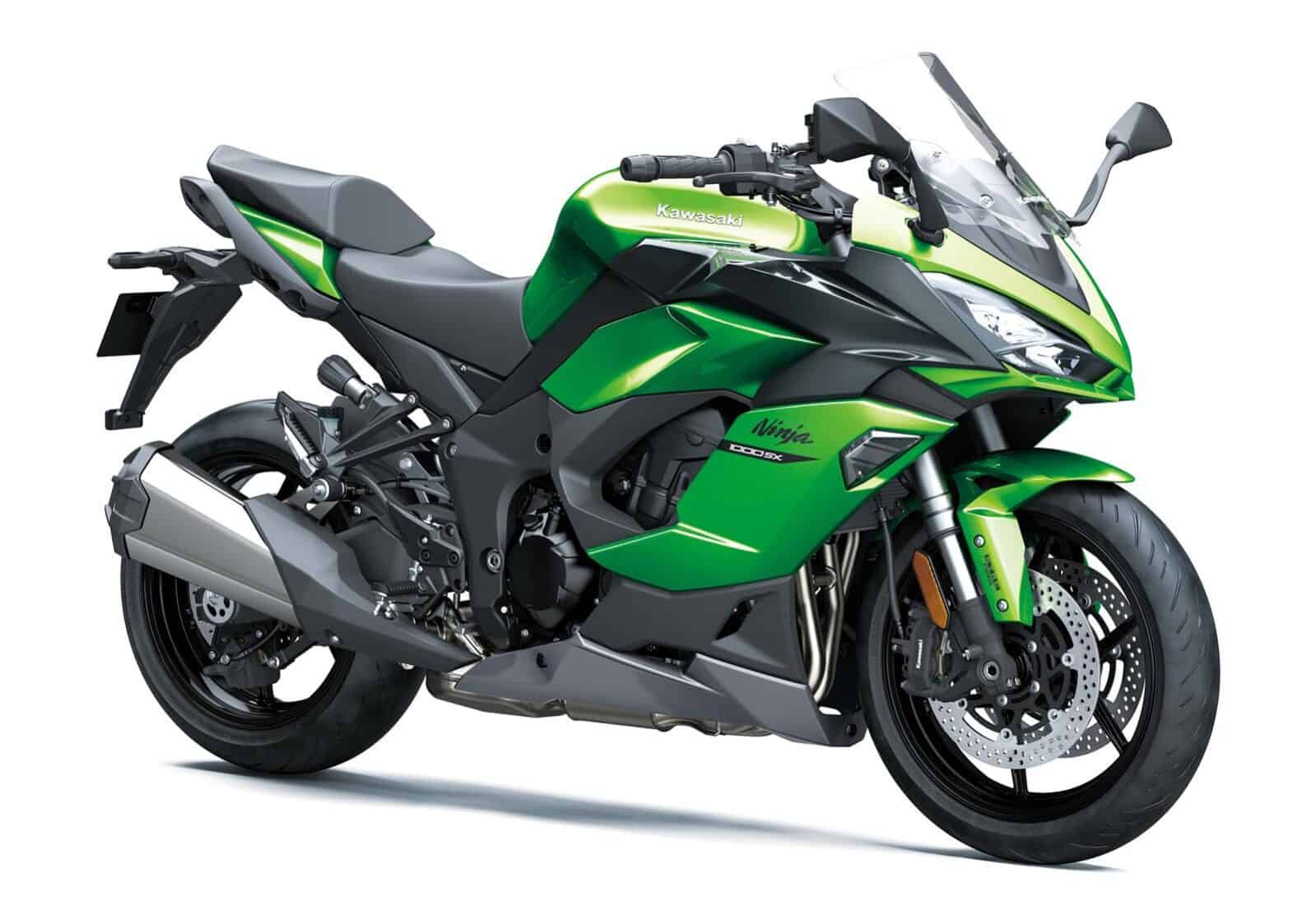 Kawasaki Ninja 1000 SX motorcycle with full paint protection film kit for enhanced durability.
