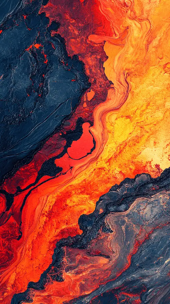 Break the Mold: 20 Uncommon Phone Wallpapers That Defy Norms 46 Abstract Lava Flow 3