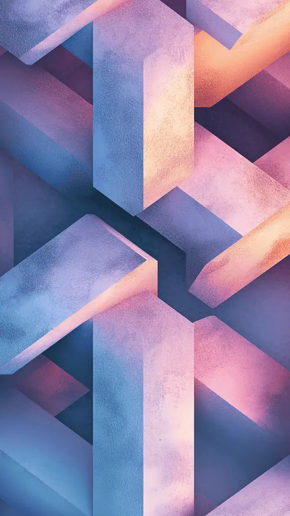 Break the Mold: 20 Uncommon Phone Wallpapers That Defy Norms 15 Ethereal Abstract Geometry 2