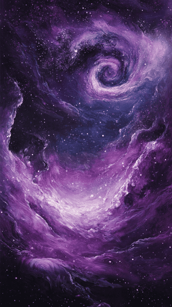 The Curious Case of Purple Wallpapers: 18 Designs That Will Transform Your Device 2 Ethereal Galaxy Swirls