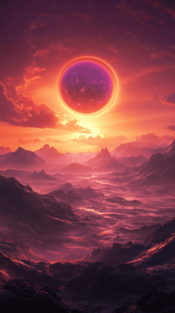 The Curious Case of Purple Wallpapers: 18 Designs That Will Transform Your Device 44 Galactic Purple Sunset 2