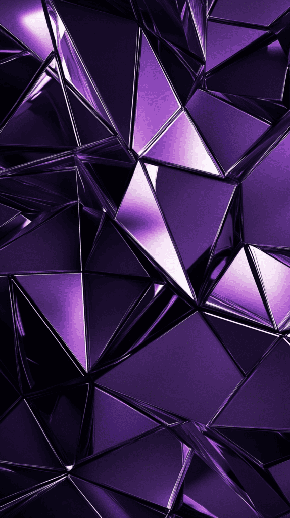 The Curious Case of Purple Wallpapers: 18 Designs That Will Transform Your Device 8 Geometric Purple Prism 2