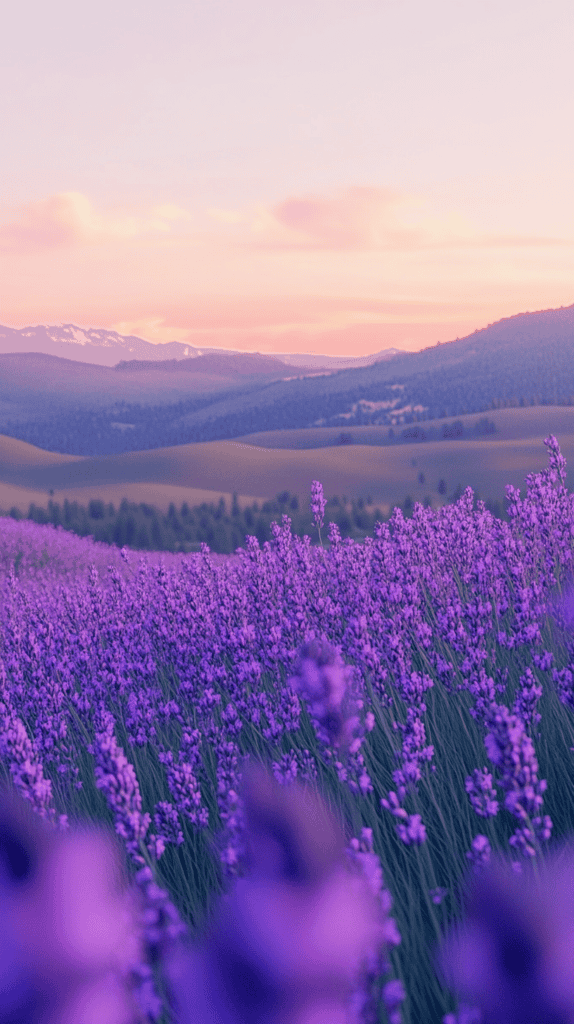 The Curious Case of Purple Wallpapers: 18 Designs That Will Transform Your Device 5 Lavender Dreams