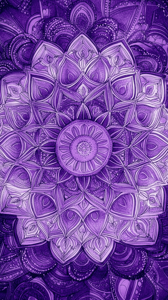 The Curious Case of Purple Wallpapers: 18 Designs That Will Transform Your Device 14 Mystical Mandala Patterns 2