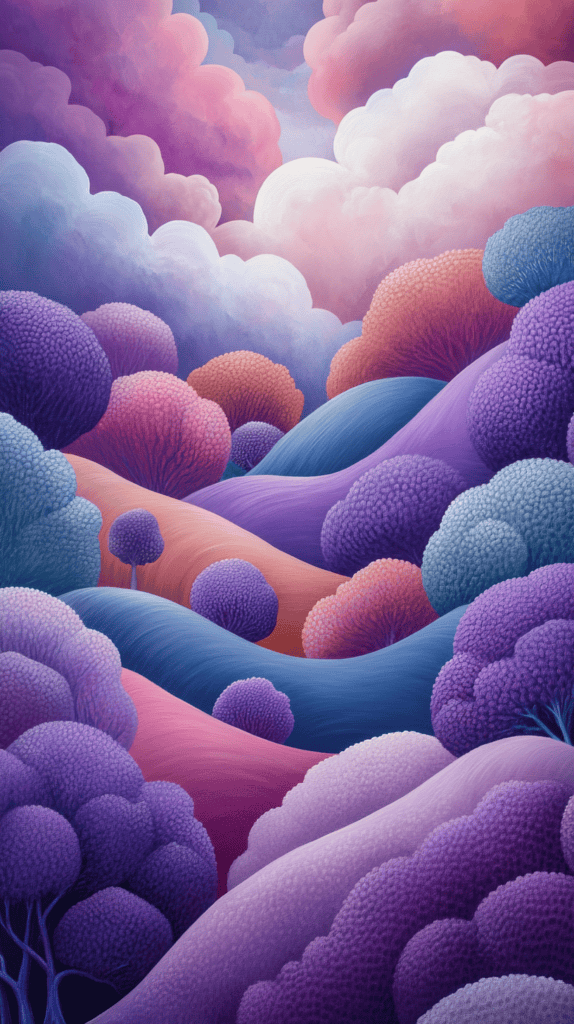 The Curious Case of Purple Wallpapers: 18 Designs That Will Transform Your Device 41 Purple Fantasy Landscape