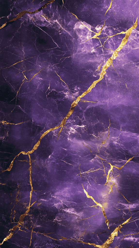 The Curious Case of Purple Wallpapers: 18 Designs That Will Transform Your Device 19 Purple Marble Elegance 2