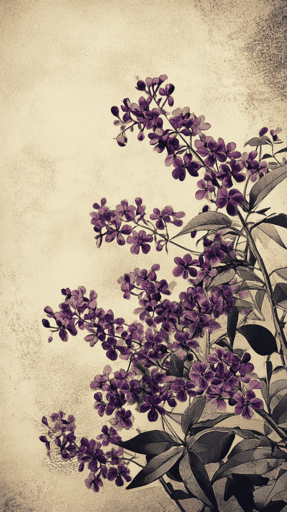 The Curious Case of Purple Wallpapers: 18 Designs That Will Transform Your Device 30 Vintage Purple Florals