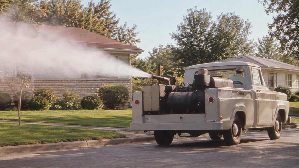 DDT spray truck