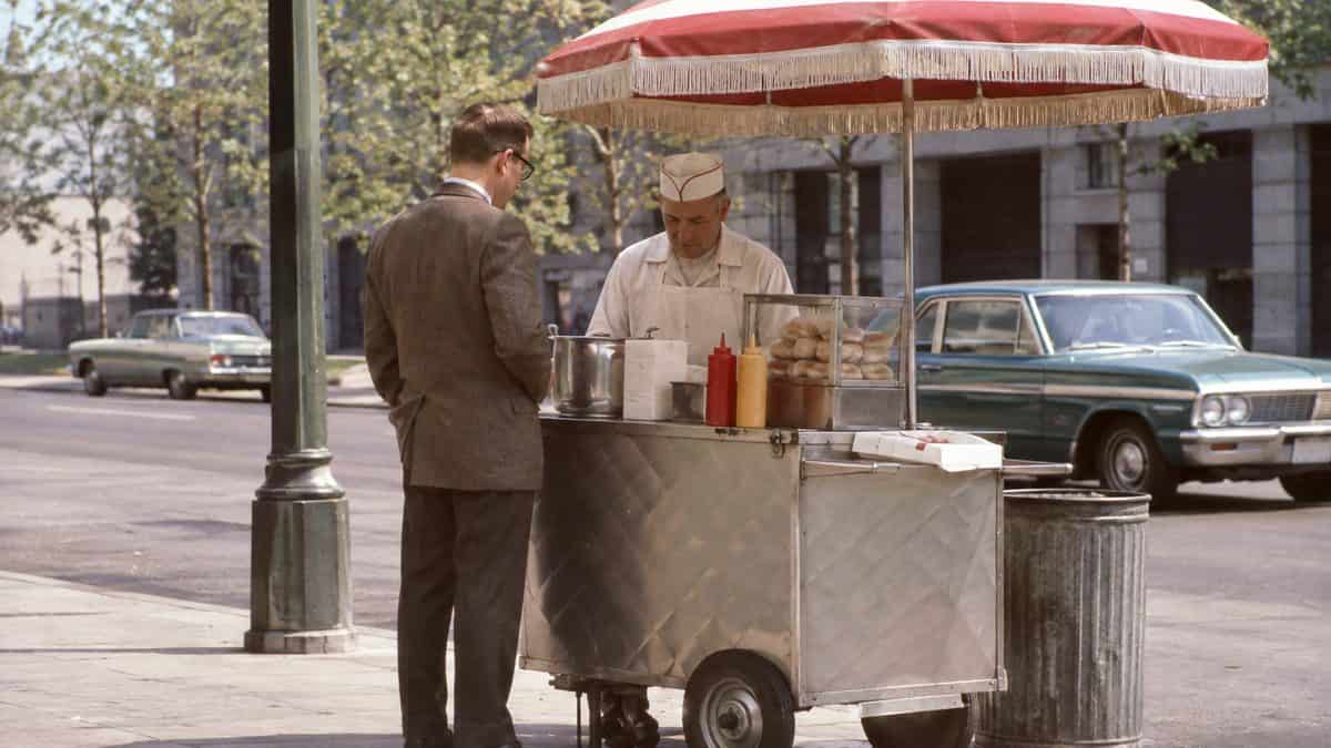 What a Dollar Bought in the 1960s — and What It Costs Now 19 1960s hot dog stand or vendor