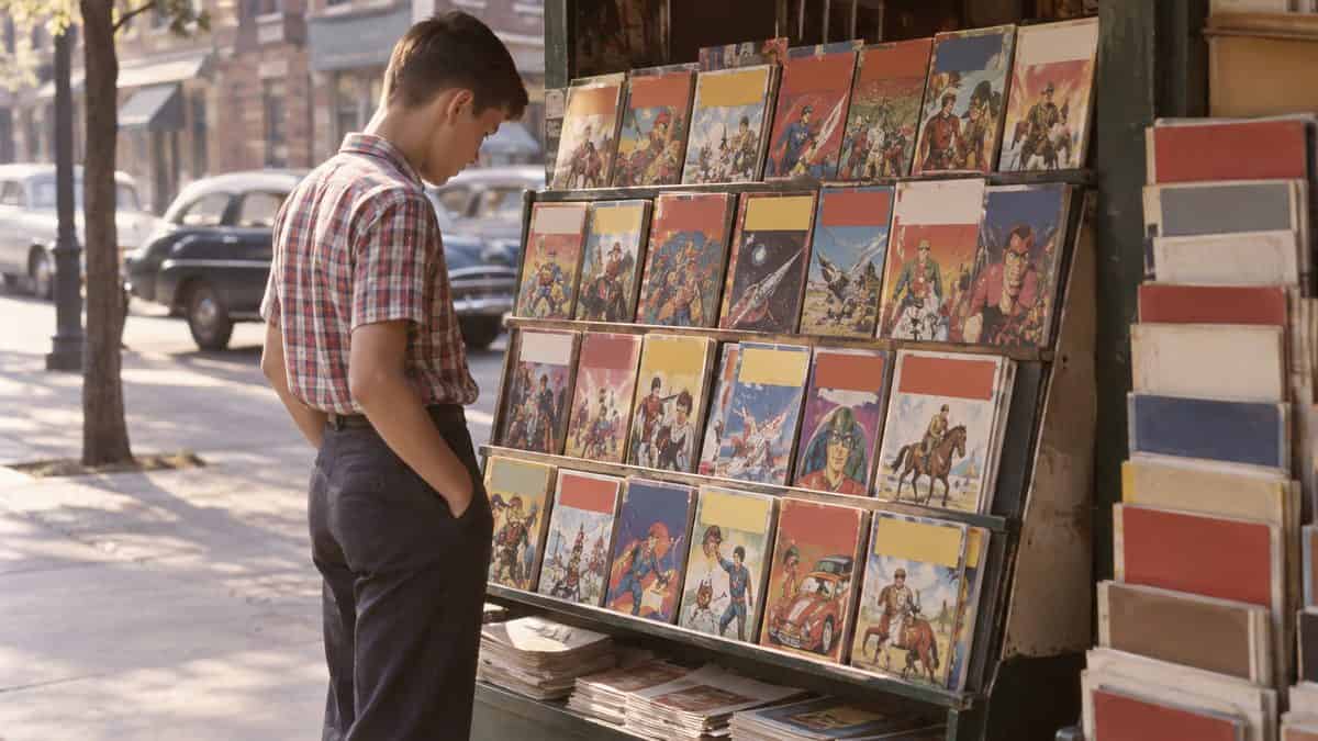 What a Dollar Bought in the 1960s — and What It Costs Now 5 1960s newsstand or comic rack