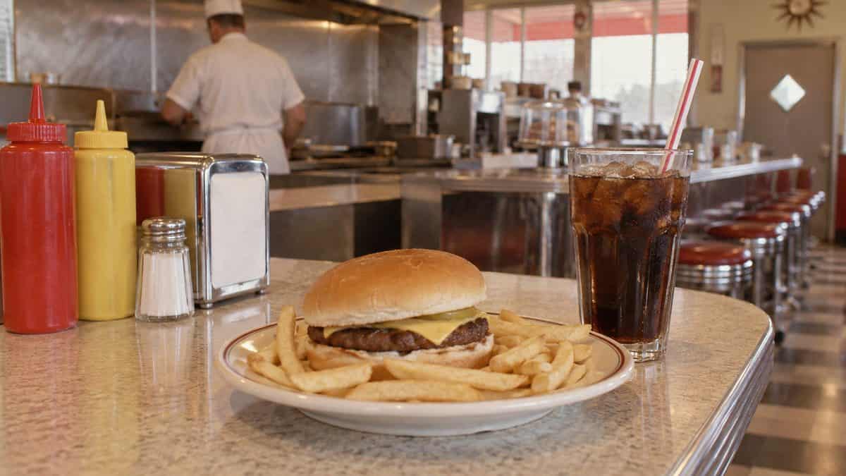 What a Dollar Bought in the 1960s — and What It Costs Now 7 1960s diner burger or fast food meal