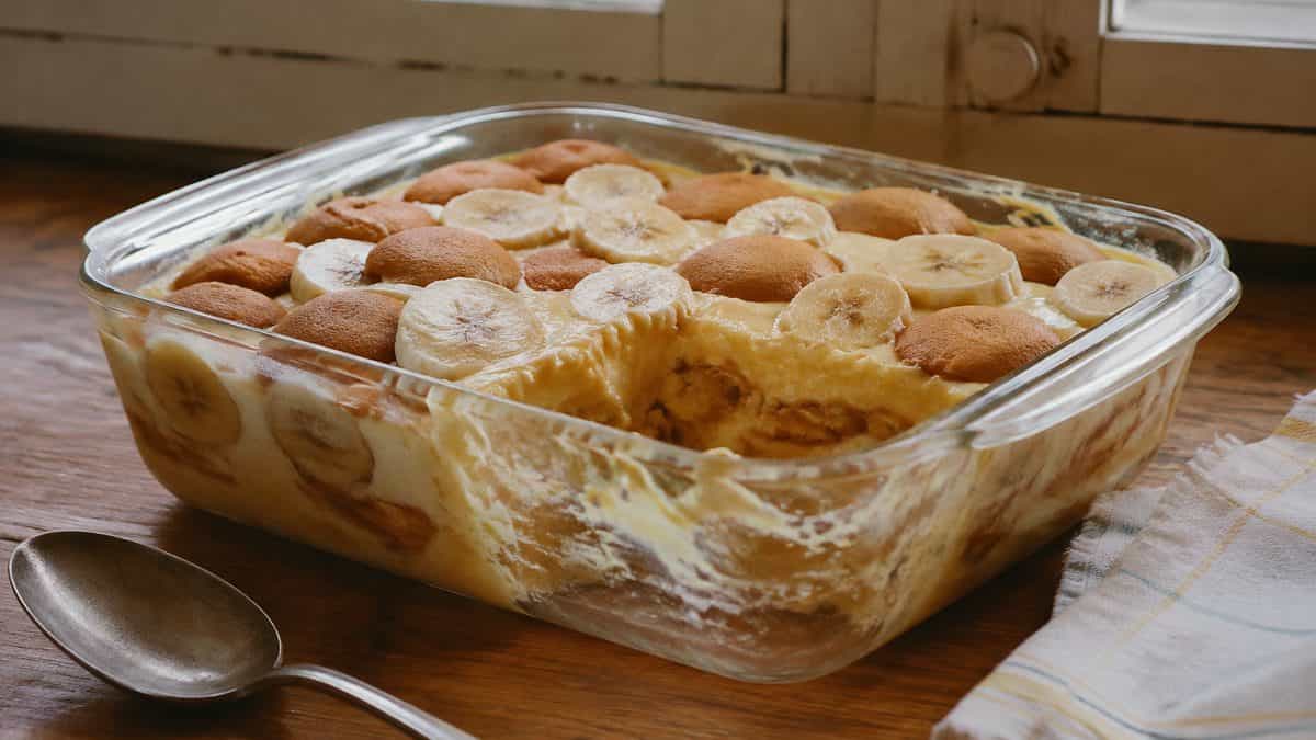 12 Comfort Foods That Taste Better Made the Old-Fashioned Way 11 Banana pudding with real banana slices