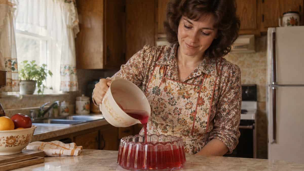 Pudding preparation.