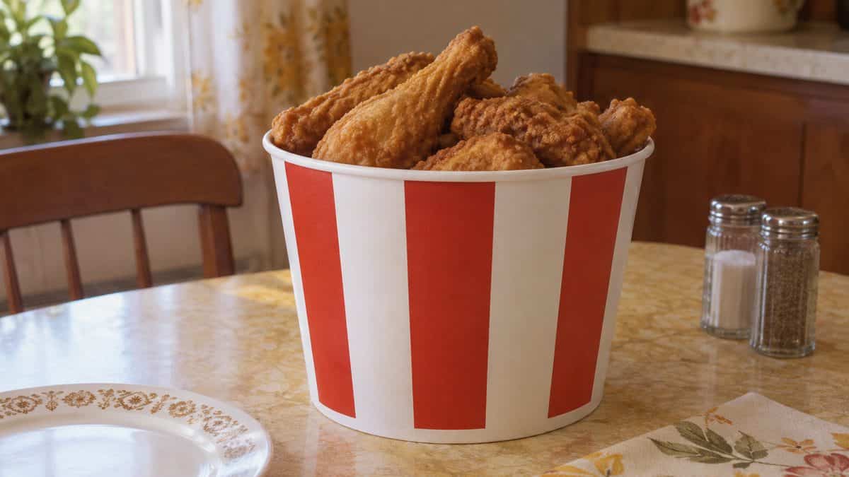 KFC bucket.