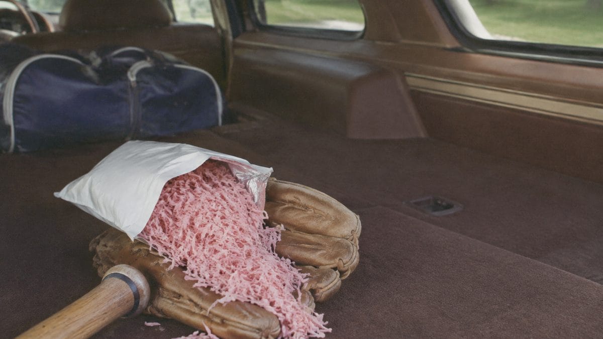 12 Gas Station Snacks from the '80s That Made Road Trips Worth It 6 Vintage Big League Chew pouch.