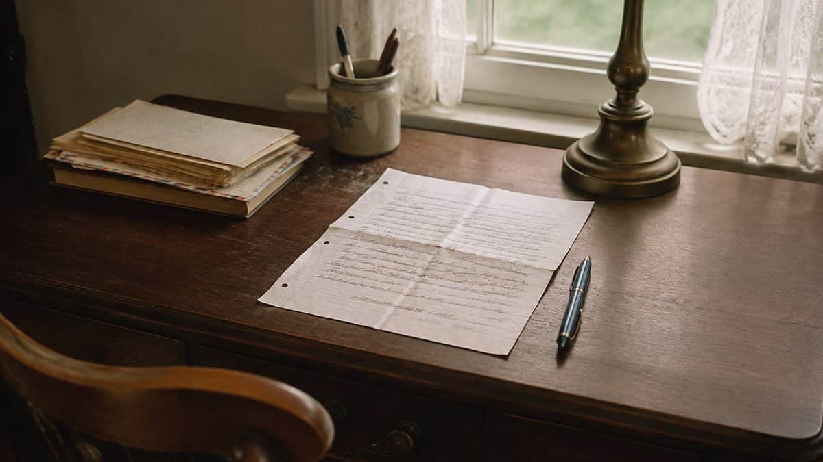 Life Skills Our Generation Mastered That Barely Exist Anymore 10 Handwritten letter and pen on a desk