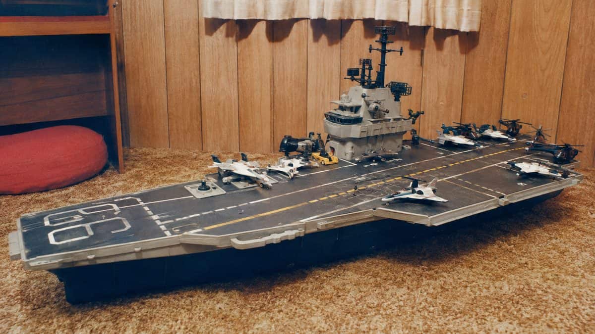 '80s Toys That Are Worth a Fortune Now 8 Authentic G.I. Joe U.S.S. Flagg Aircraft Carrier toy.