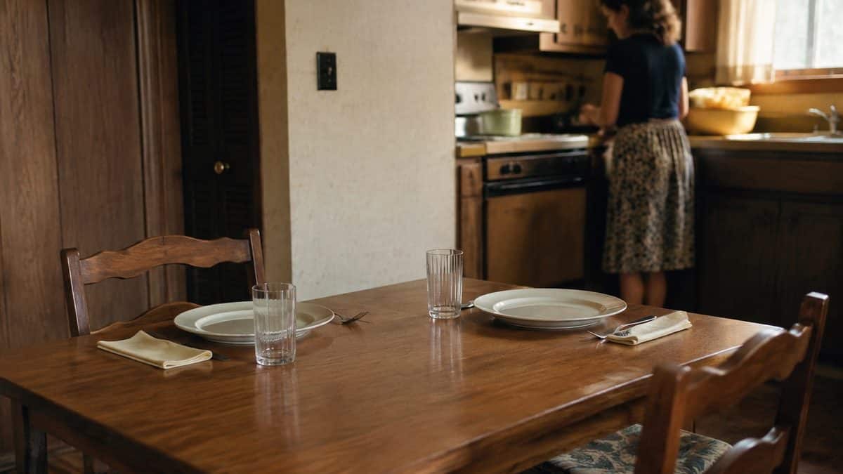 12 Basic Life Skills We Learned in Home Economics That Kids Don't Learn Today 5 Properly set dining table.