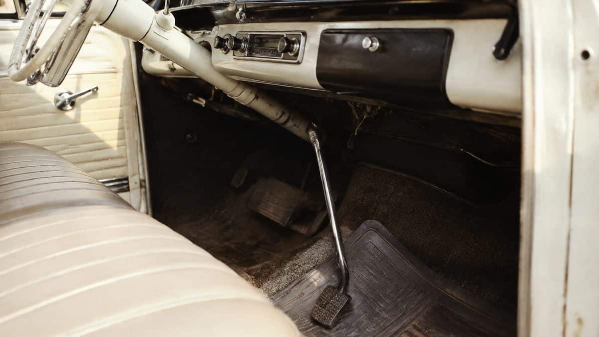 1960s foot-operated windshield washer pump