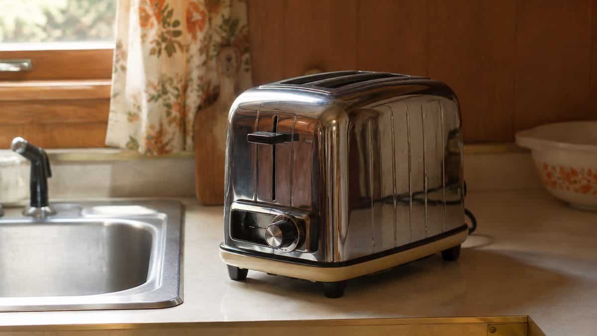 14 Vintage Kitchen Appliances from the '60s Worth a Small Fortune Today 5 Genuine photograph of a vintage General Electric Custom Deluxe Toaster.