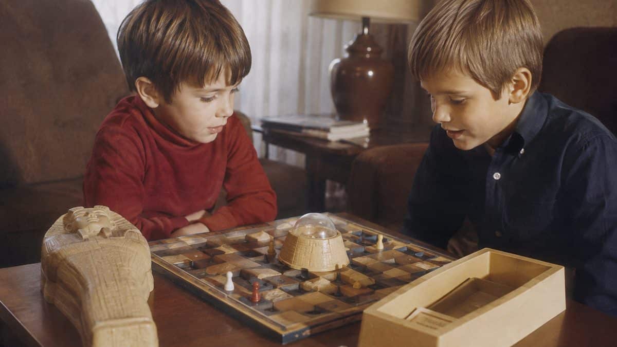 Classic Board Games from the '60s Worth Playing Again 13 Children playing the vintage 1971 Voice of the Mummy game.