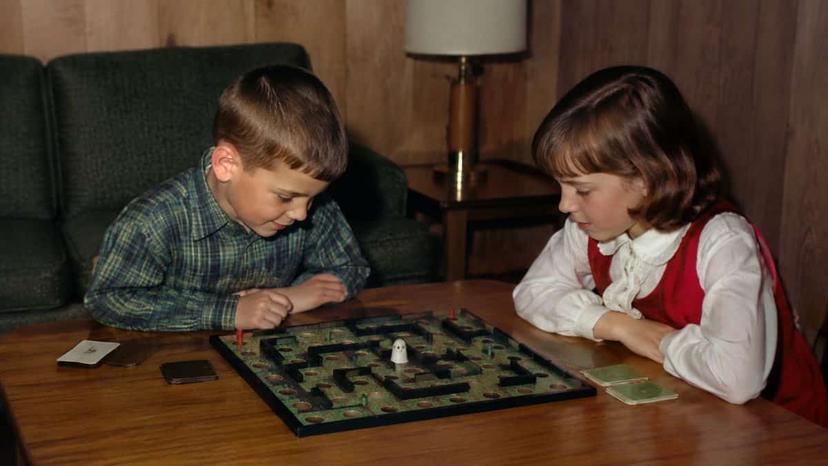Classic Board Games from the '60s Worth Playing Again 14 Kids playing the original 1965 Green Ghost game.