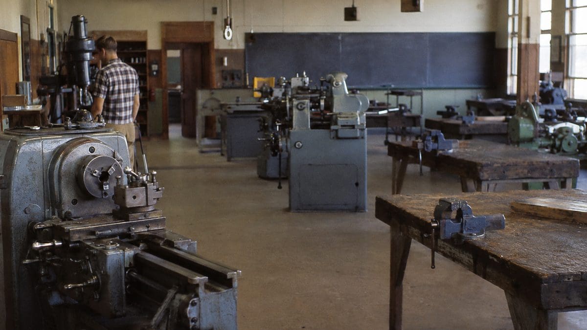 High school shop class