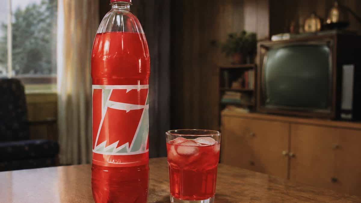 31 Popular Sodas from the '60s and '70s We Want Back 5 Mountain Dew Red bottle or advertisement