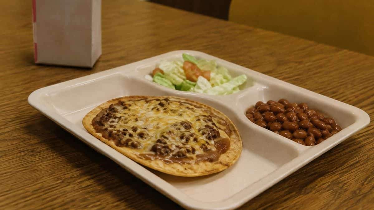 School Mexican pizza