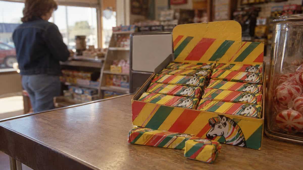 Authentic vintage Fruit Stripe gum packs