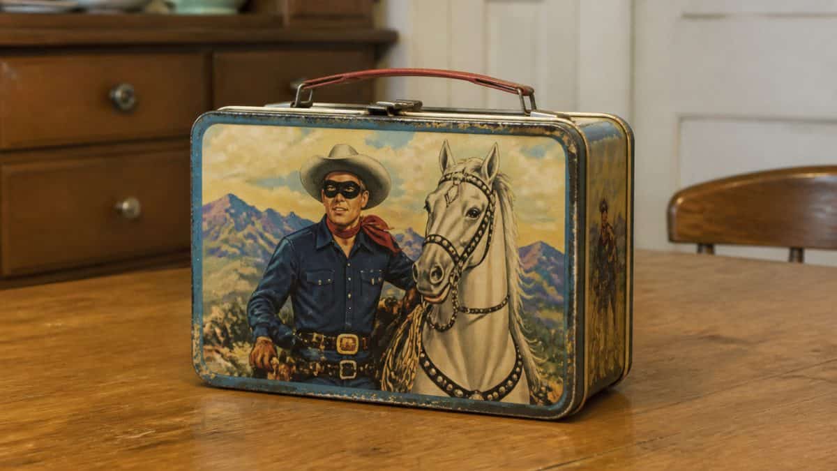 15 Vintage Lunch Boxes Worth Serious Money Now 8 Real 1954 Hopalong Cassidy lunchbox.
