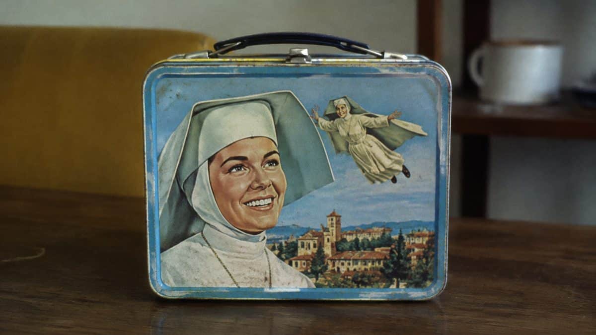 15 Vintage Lunch Boxes Worth Serious Money Now 10 Real 1969 The Flying Nun lunchbox.