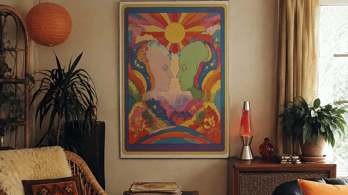 13 Vintage Home Decor Items from the '70s Worth Serious Money Now 6 Authentic vintage Peter Max poster.