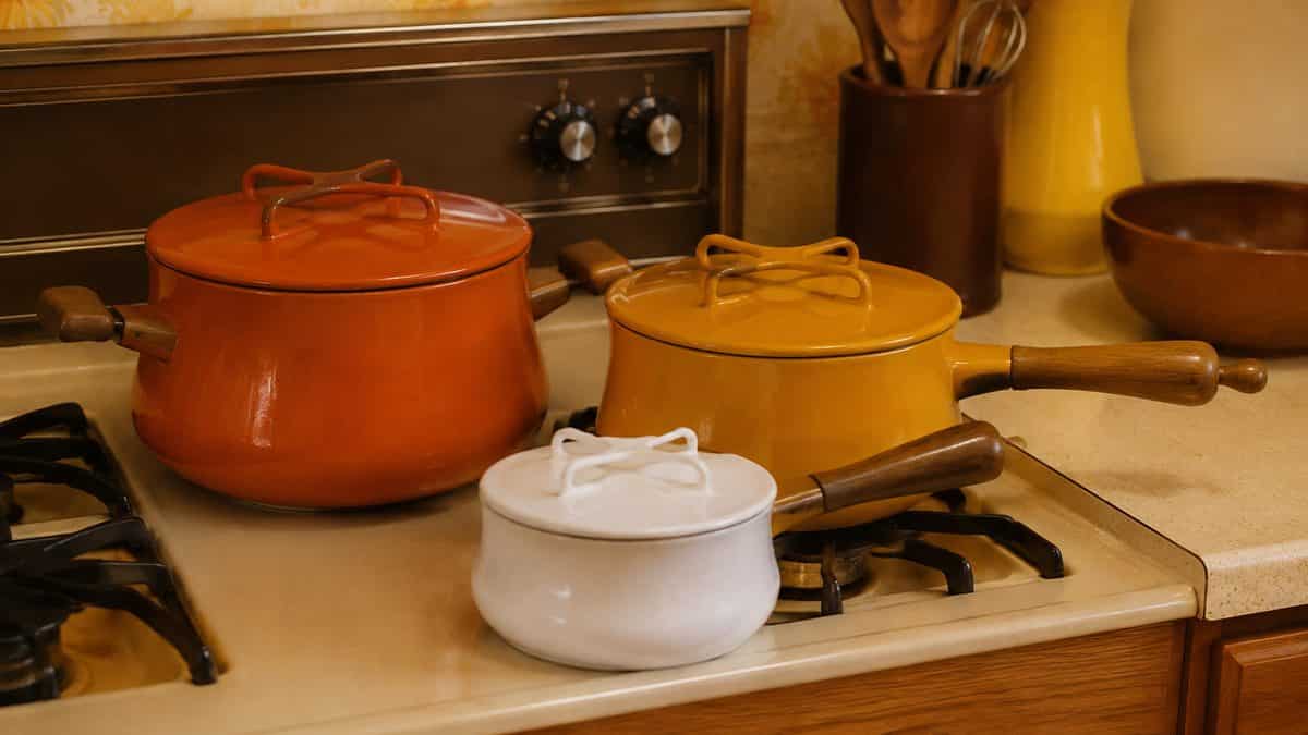 13 Vintage Home Decor Items from the '70s Worth Serious Money Now 7 Authentic vintage Dansk Kobenstyle cookware