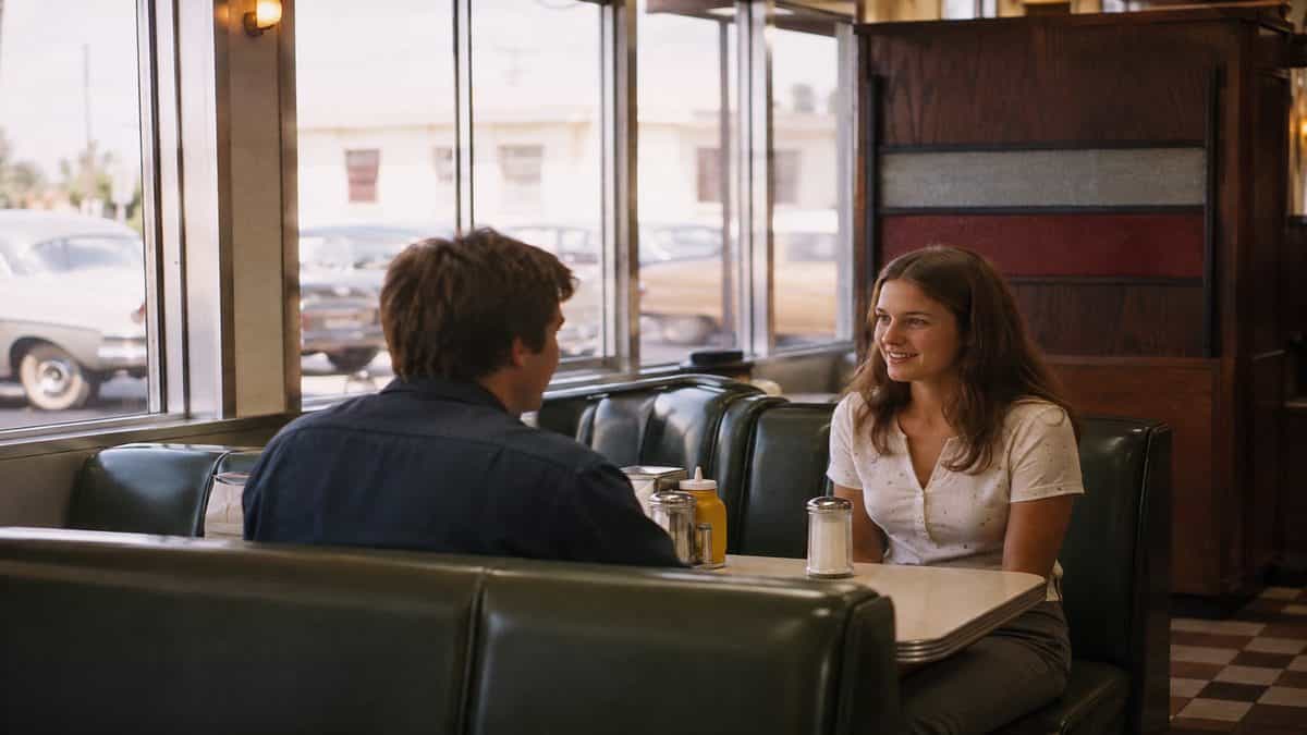 Couples at a diner