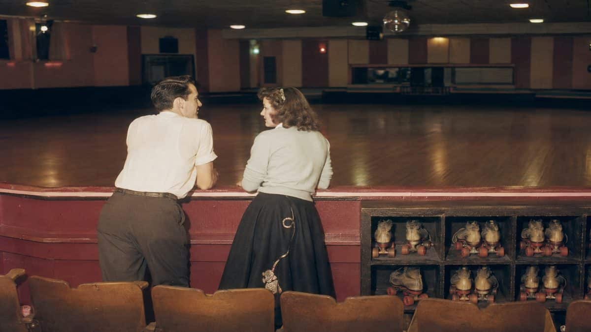 1950s roller rink