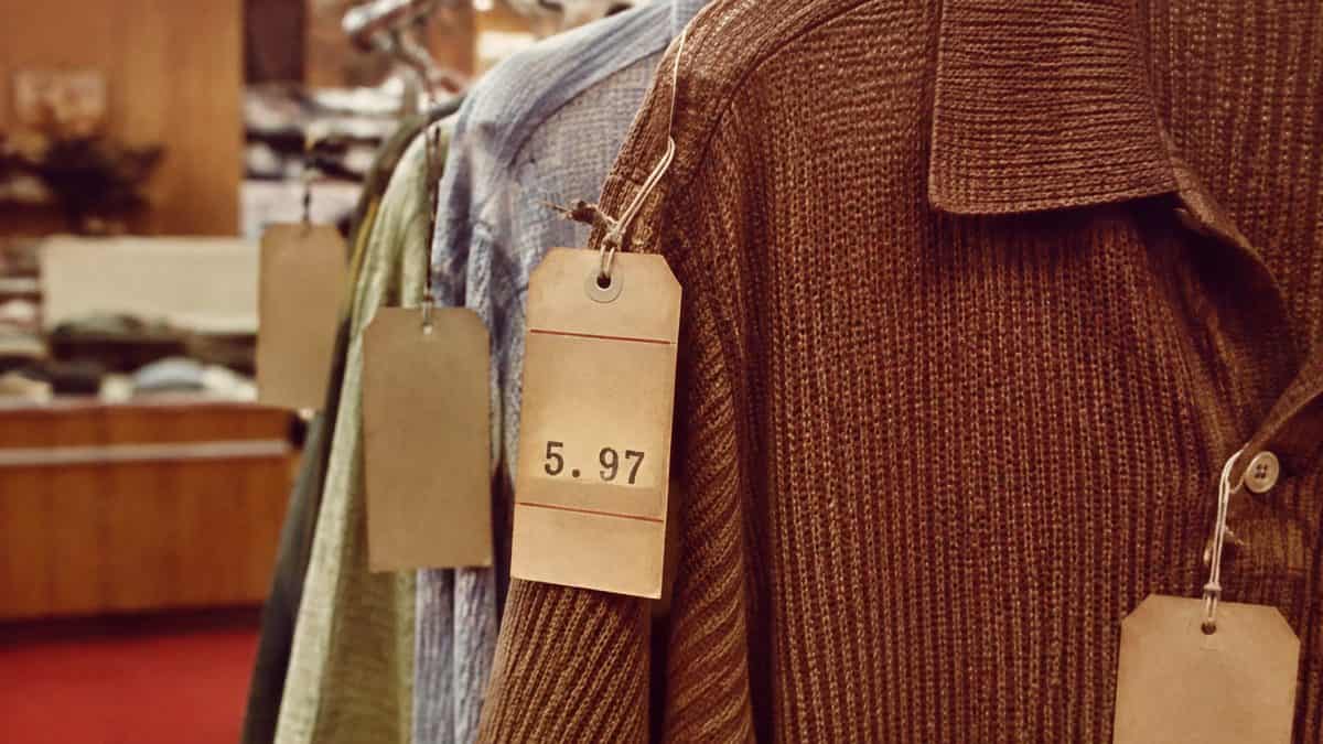 Weird Department Store Rituals '70s Shoppers Knew by Heart 10 Real macro photo of 70s price tags