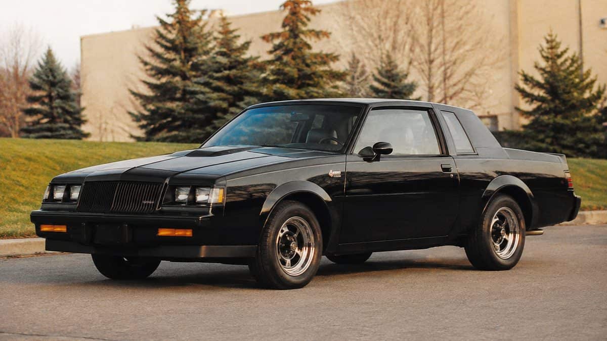 1987 Buick Grand National GNX.