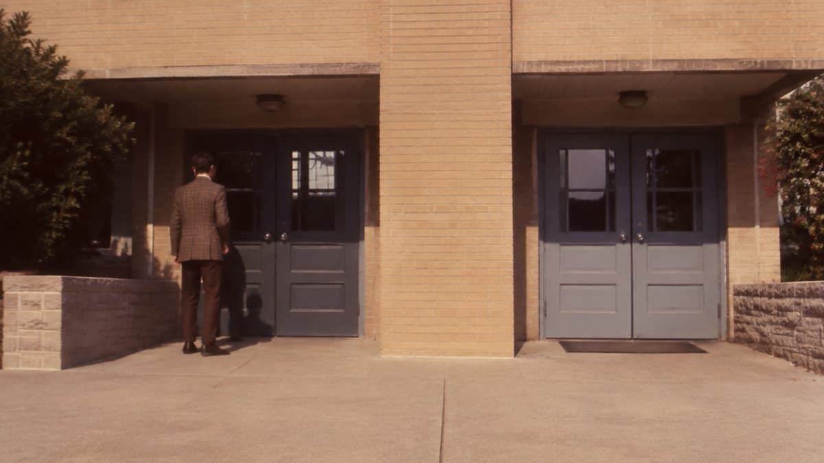 Boys and girls entrances