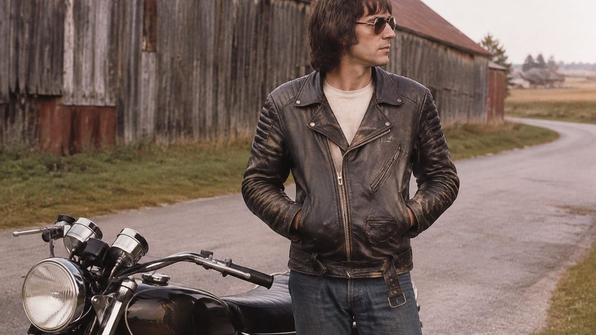 13 Vintage Clothing Items That Could Fund Your Retirement 6 Person in a classic motorcycle jacket