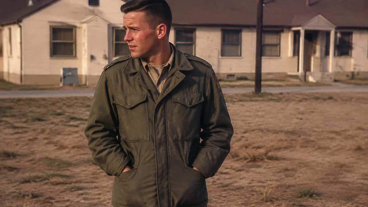 13 Vintage Clothing Items That Could Fund Your Retirement 9 Genuine vintage photograph of someone wearing a 1940s-1960s military jacket.