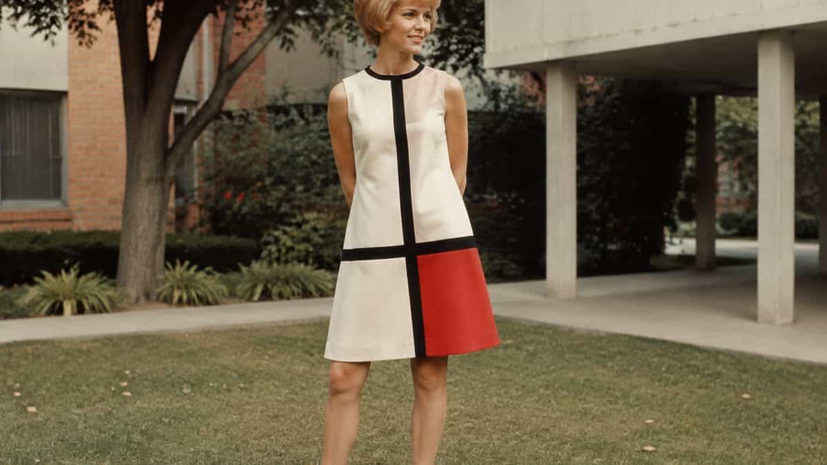 13 Vintage Clothing Items That Could Fund Your Retirement 10 Real vintage photo from the 1960s showing a woman in a mod dress.