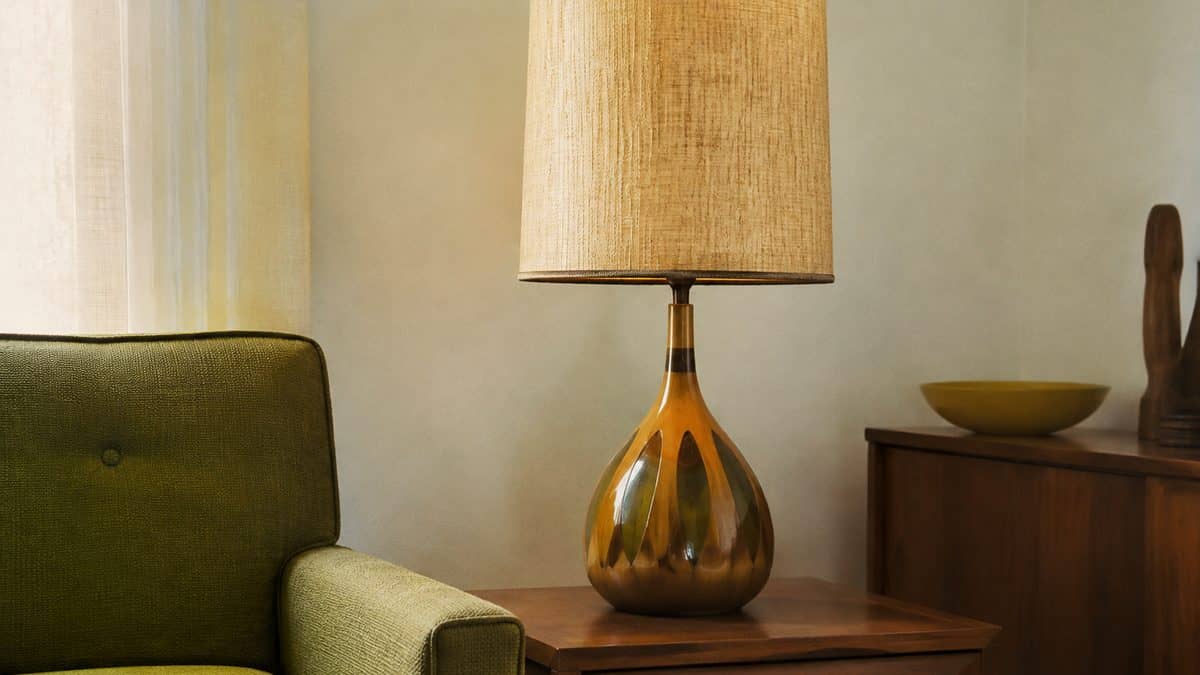 Vintage mid-century lamp