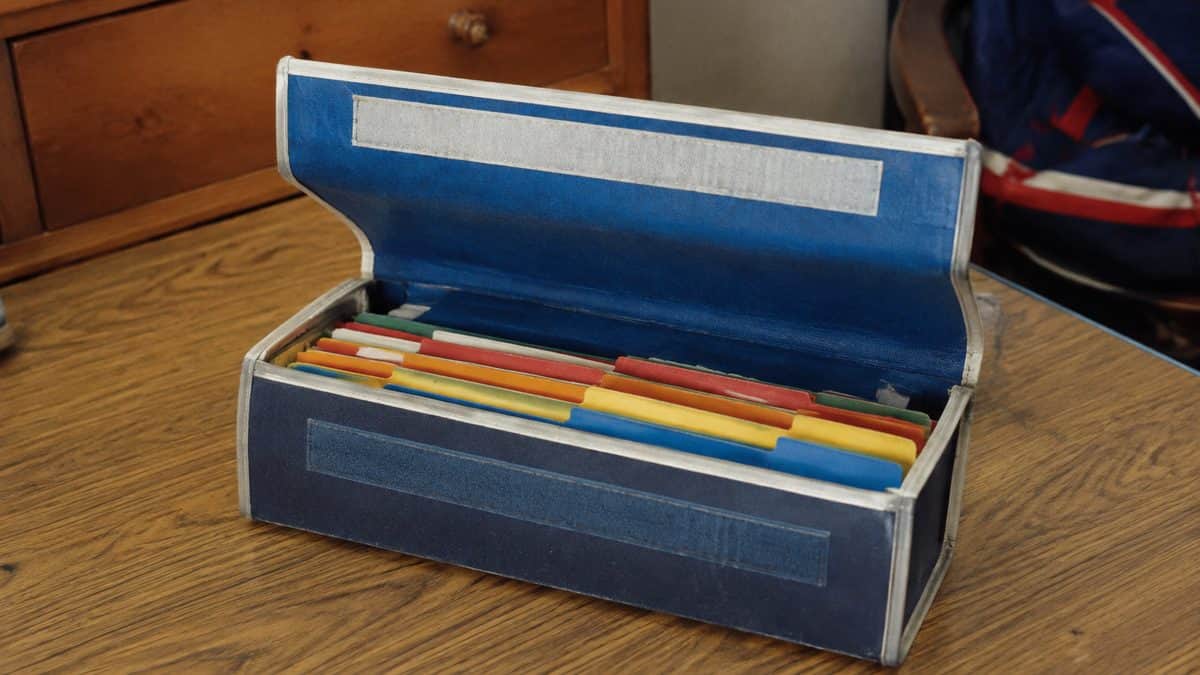School Supplies Every '80s Kid Needed That Gen Alpha Wouldn't Recognize 2 Genuine photograph of an authentic 1980s Trapper Keeper showing its velcro closure and folders