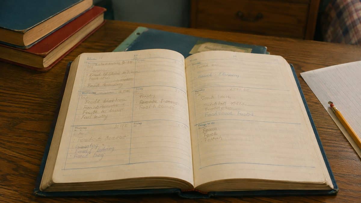 School Supplies Every '80s Kid Needed That Gen Alpha Wouldn't Recognize 13 Real vintage school planner with authentic handwritten assignments.
